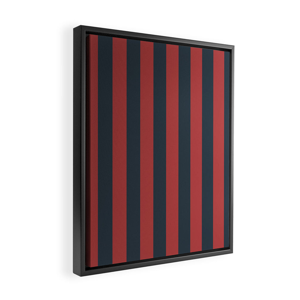 Stratified Sea Stripes Framed Canvas Print Gallery Image 2