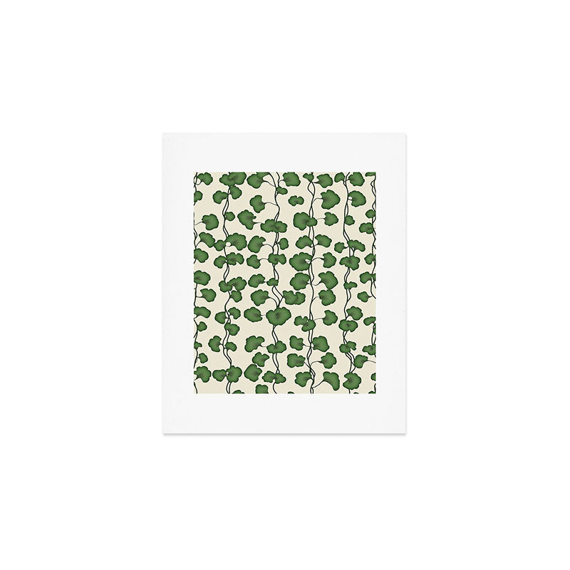Trailing Vines Botanical Pattern Art Print Gallery Image 1