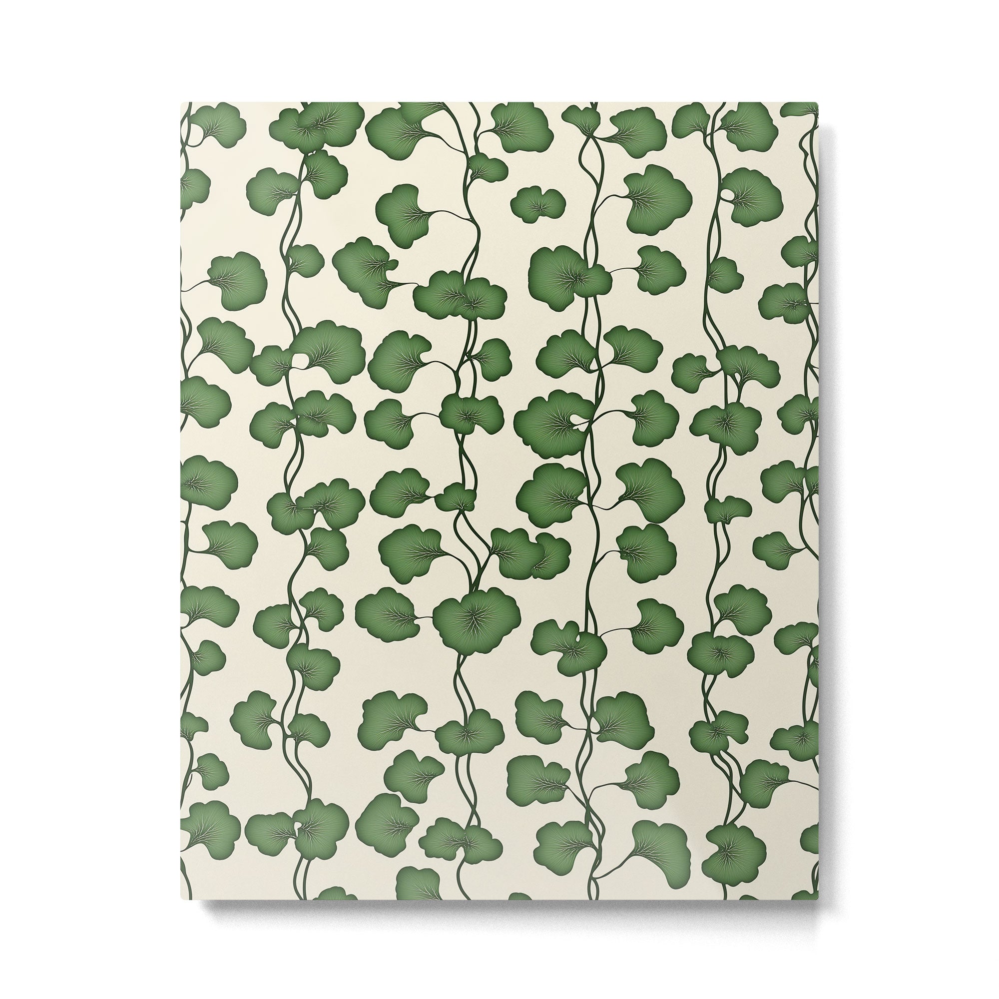 Trailing Vines Botanical Pattern Metal Print Gallery Image 6