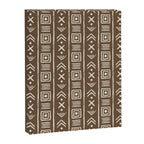 Tribal Coffee Liqueur Pattern Canvas Print Gallery Image 8