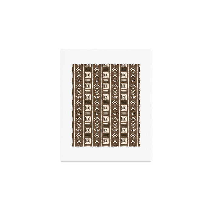Tribal Coffee Liqueur Pattern Art Print Gallery Image 1