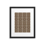 Tribal Coffee Liqueur Pattern Framed Art Print Gallery Image 6