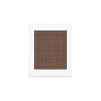 Vintage Brown Houndstooth Tweed  Art Print Gallery Image 1