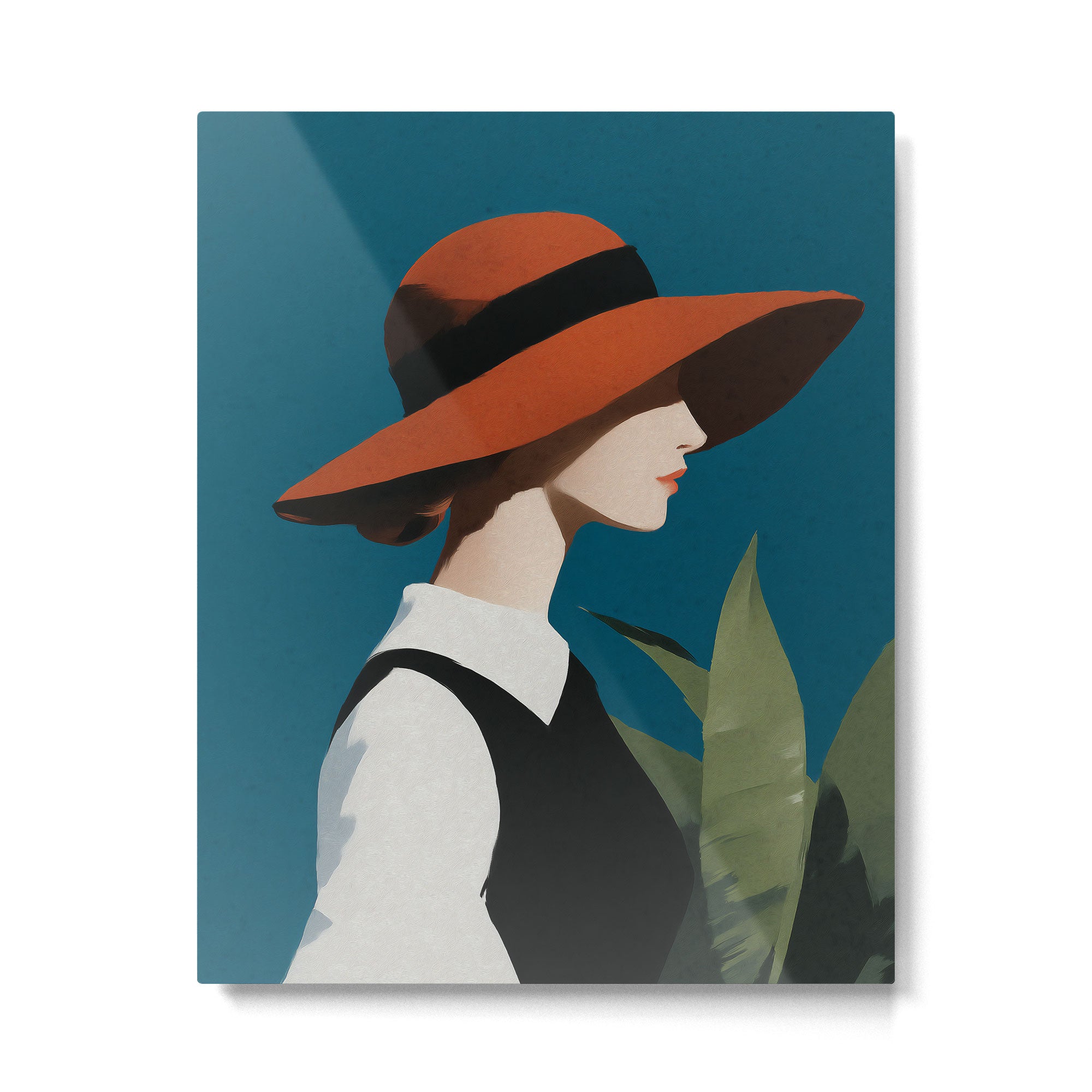 Vintage Elegance in Autumn Light Metal Print Gallery Image 6