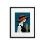 Vintage Elegance in Autumn Light Framed Art Print Gallery Image 6
