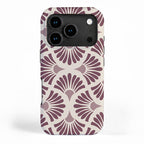 Vintage Fan Shell Pattern iPhone Case Gallery Image 1