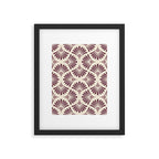 Vintage Fan Shell Pattern Framed Art Print Gallery Image 6