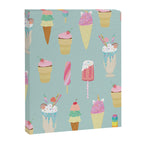 Vintage Ice Cream Pattern Canvas Print Gallery Image 8
