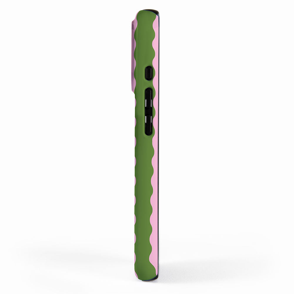 Wavy Retro Striped Pattern iPhone Case Gallery Image 2