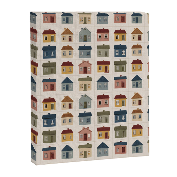 Whimsical Cottage Grid - Cozy Heirloom Canvas Print Gallery Image 1