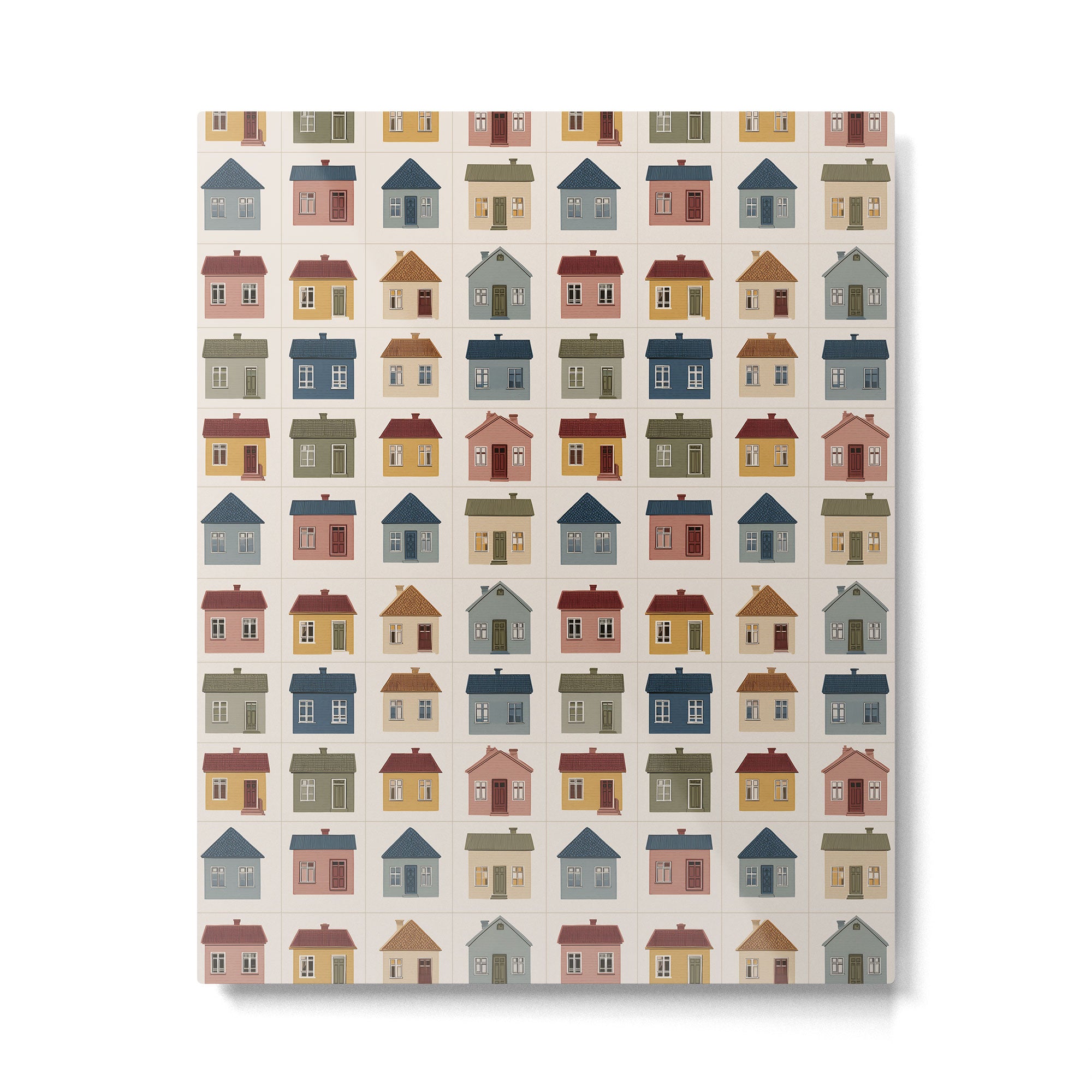 Whimsical Cottage Grid - Cozy Heirloom Metal Print Gallery Image 6