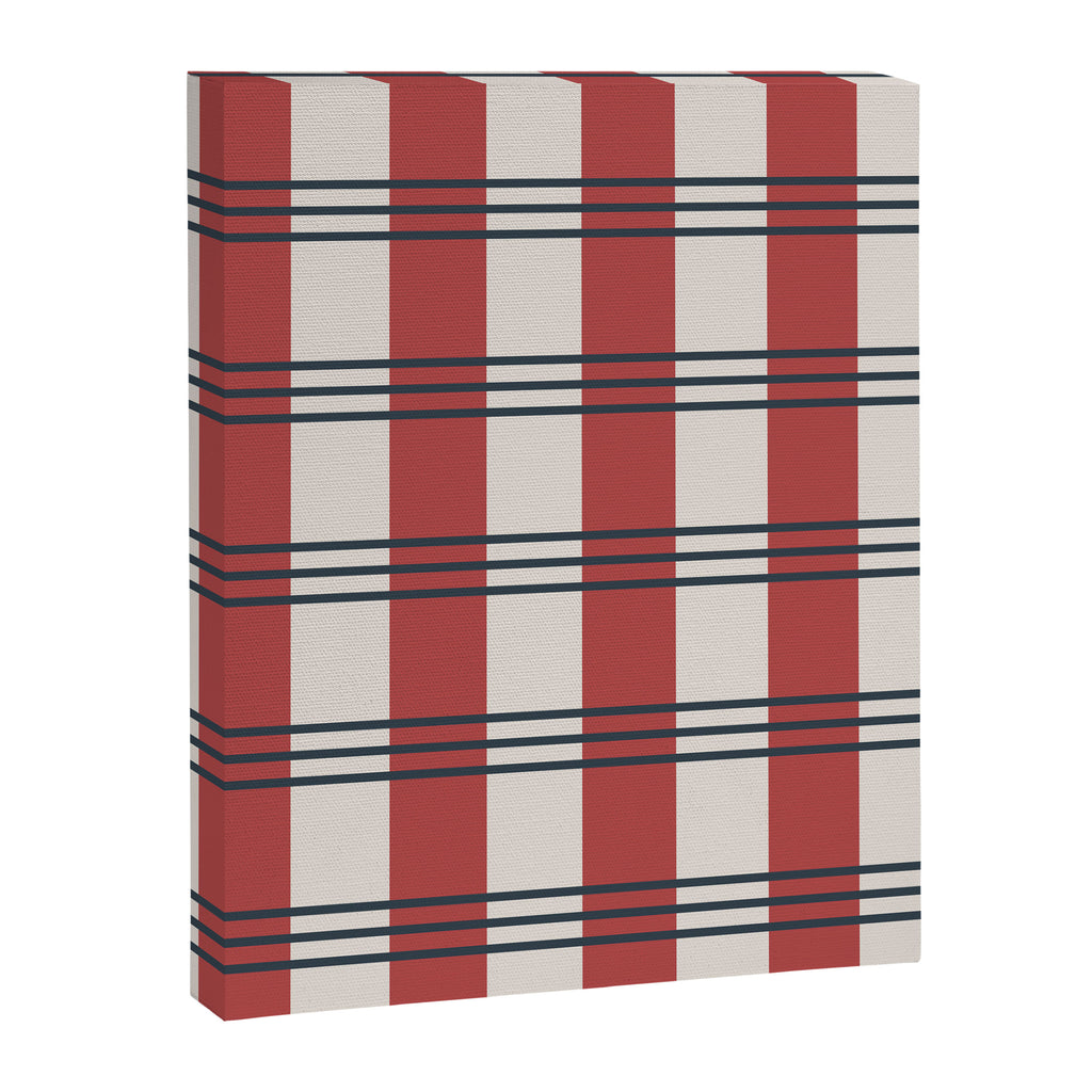 Winter 2025 Red Plaid Canvas Print Gallery Image 8