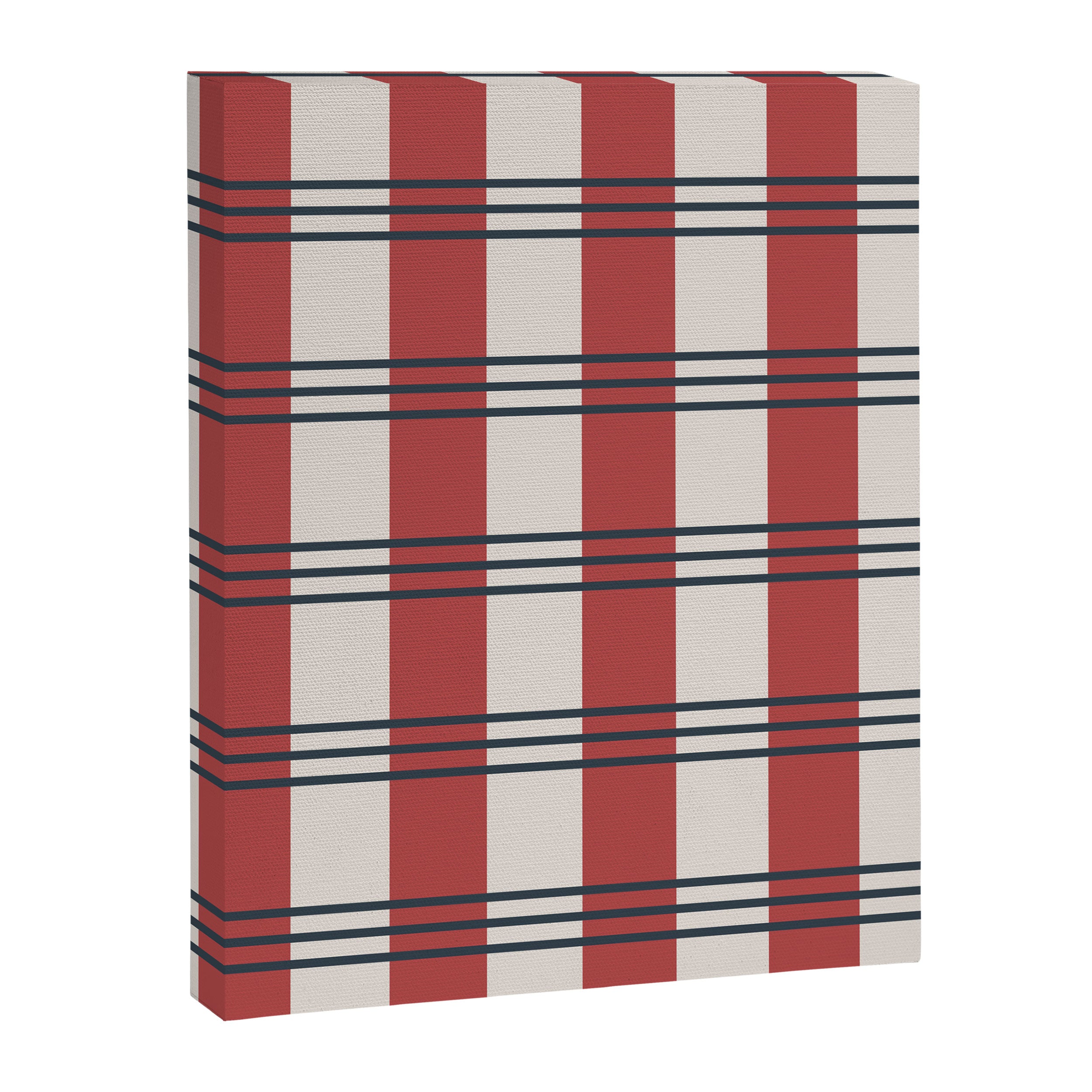 Winter 2025 Red Plaid Canvas Print Gallery Image 8