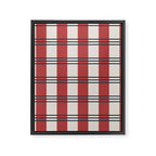 Winter 2025 Red Plaid Framed Canvas Print Gallery Image 8