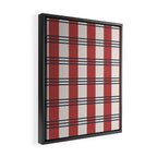 Winter 2025 Red Plaid Framed Canvas Print Gallery Image 2