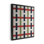 Woven Christmas Plaid 2025 Framed Canvas Print Gallery Image 2