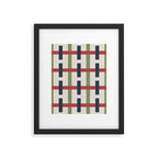 Woven Christmas Plaid 2025 Framed Art Print Gallery Image 6