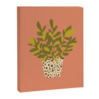 ZZ Plant Art on Terra cotta background Canvas Print Gallery Image 8