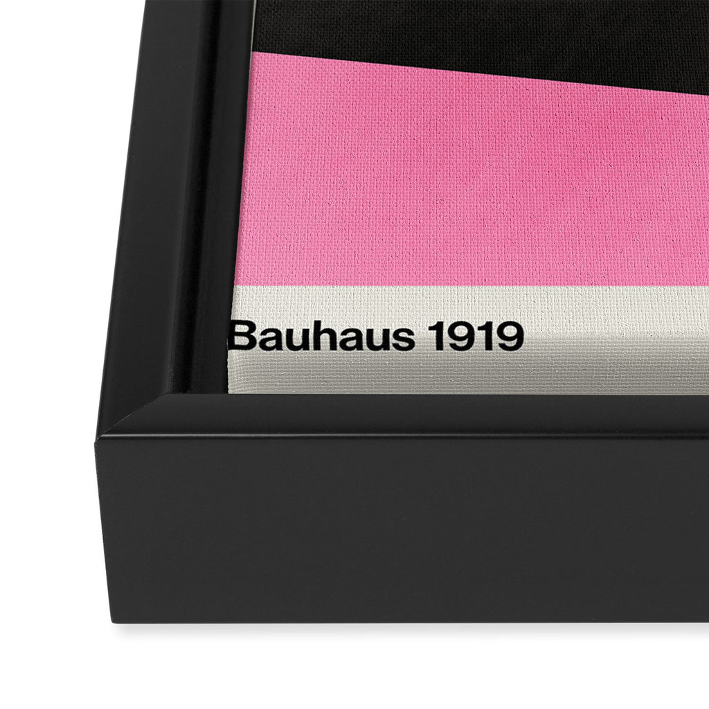 BAUHAUS 001 Framed Canvas Print Gallery Image 3