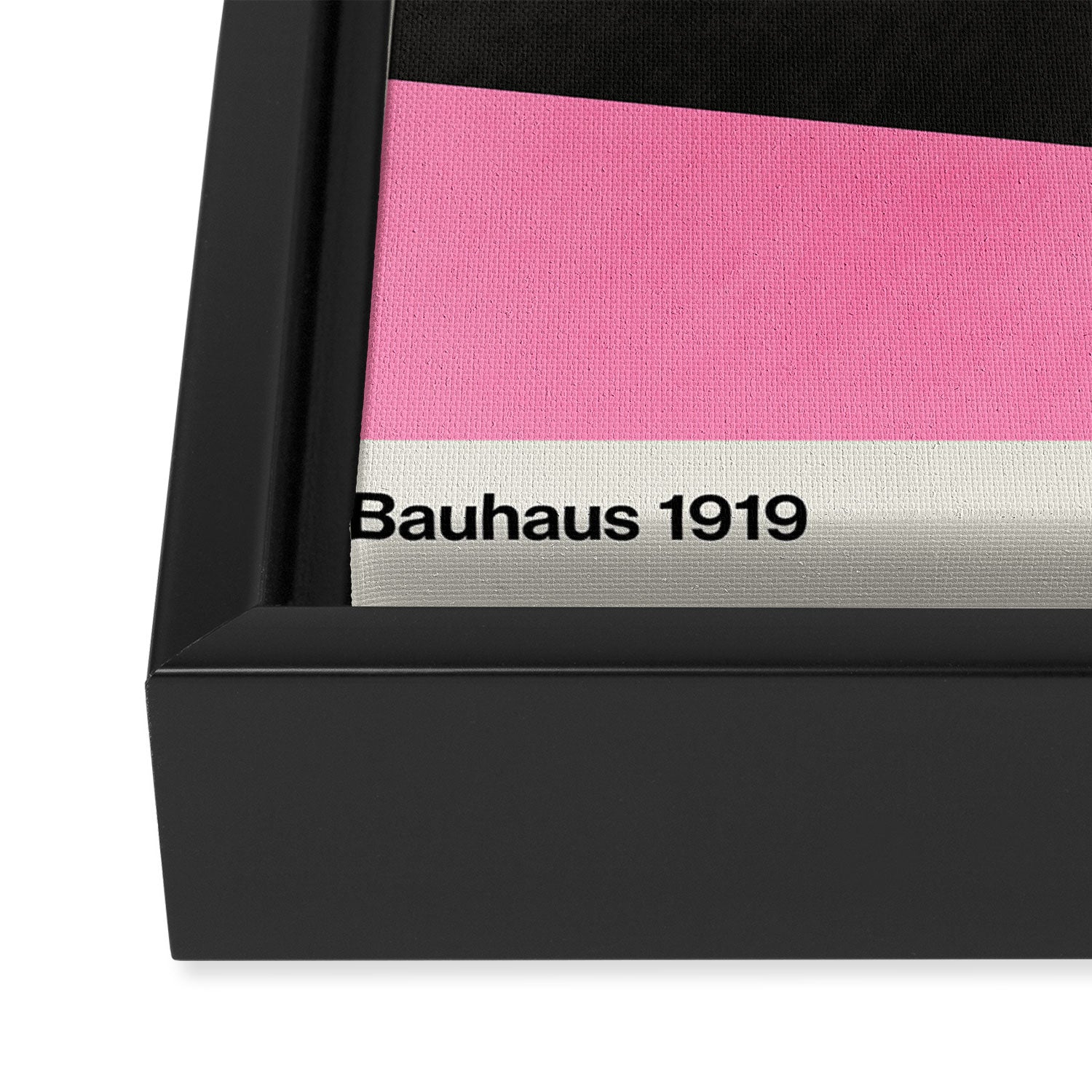 BAUHAUS 001 Framed Canvas Print Gallery Image 3