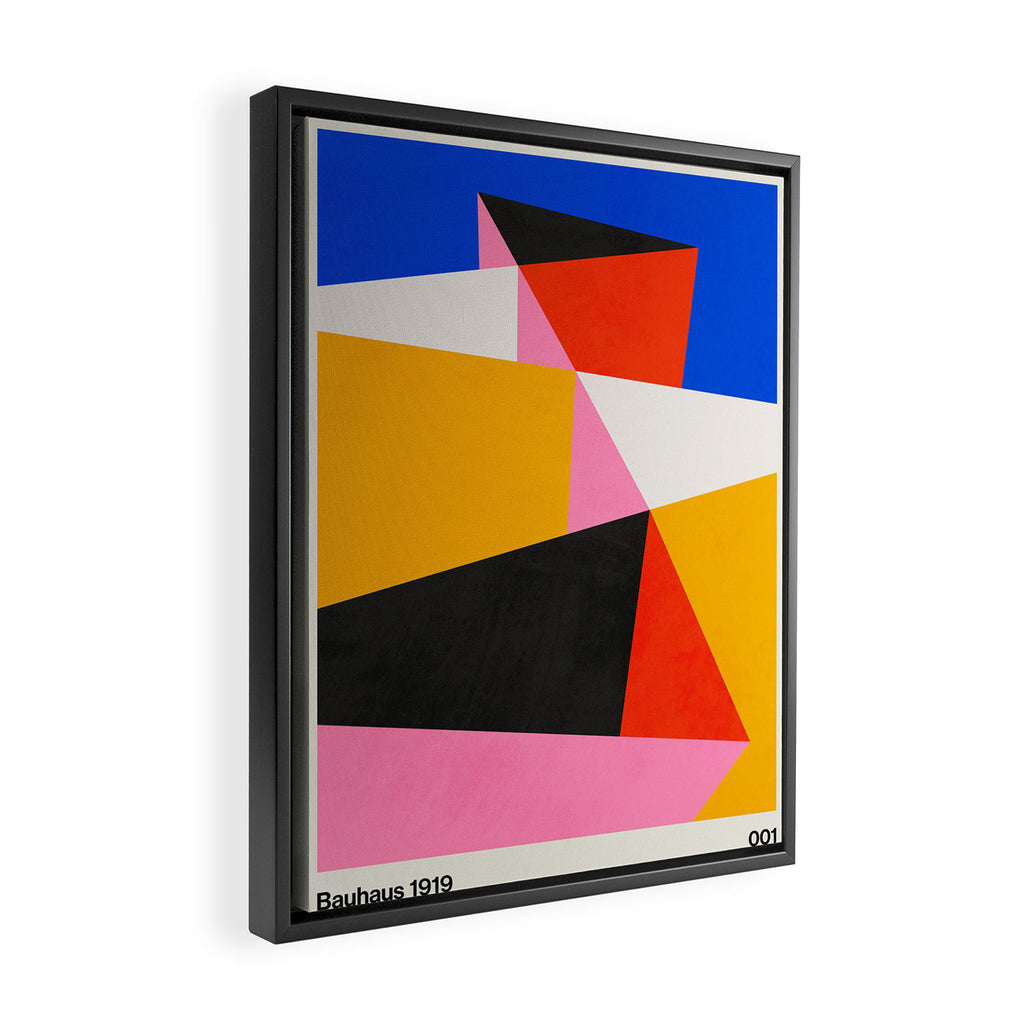 BAUHAUS 001 Framed Canvas Print Gallery Image 2