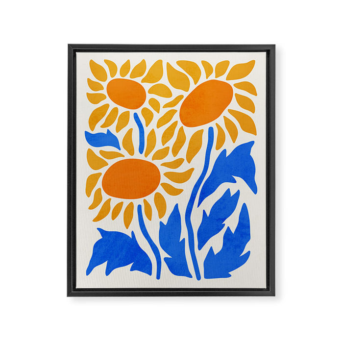 FOLIAGE 002: Sunflower | Flower Market Framed Canvas Print Gallery Image 1