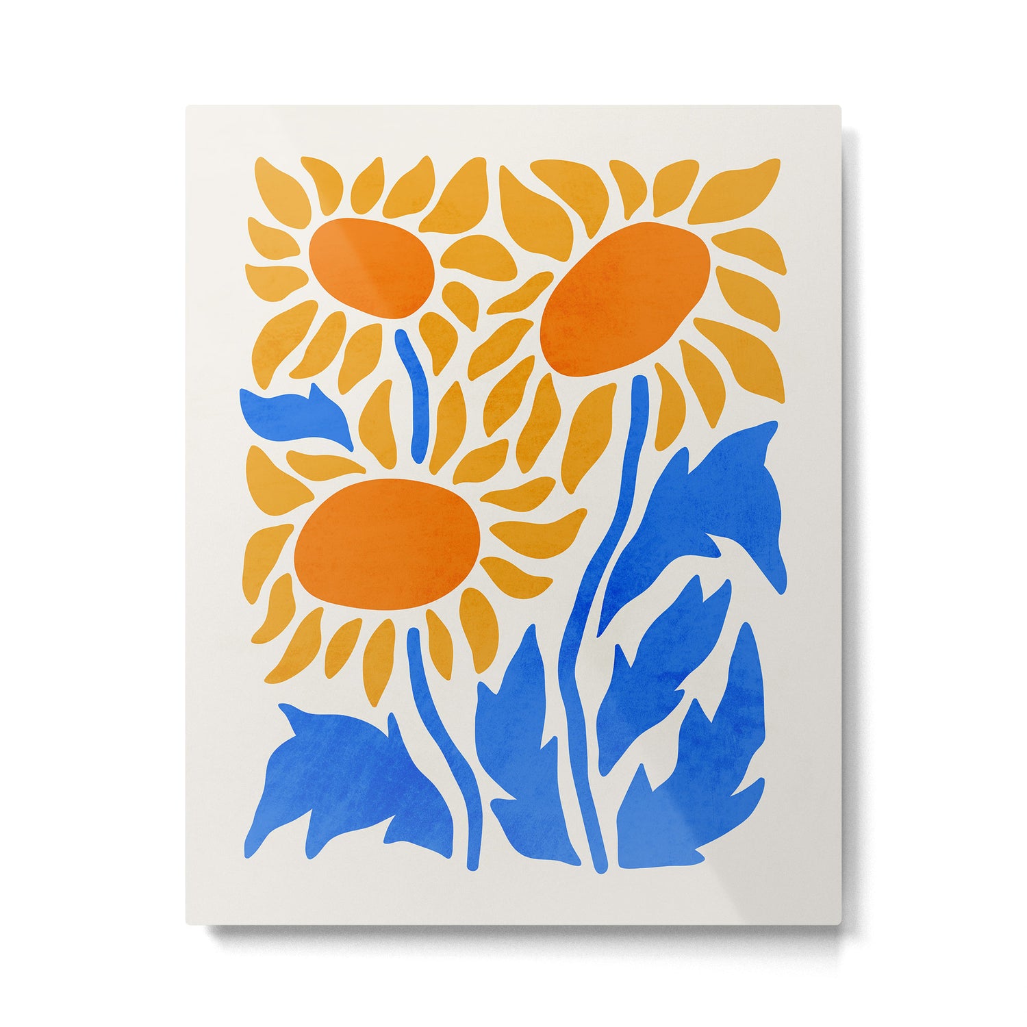 FOLIAGE 002: Sunflower | Flower Market Metal Print Gallery Image 4