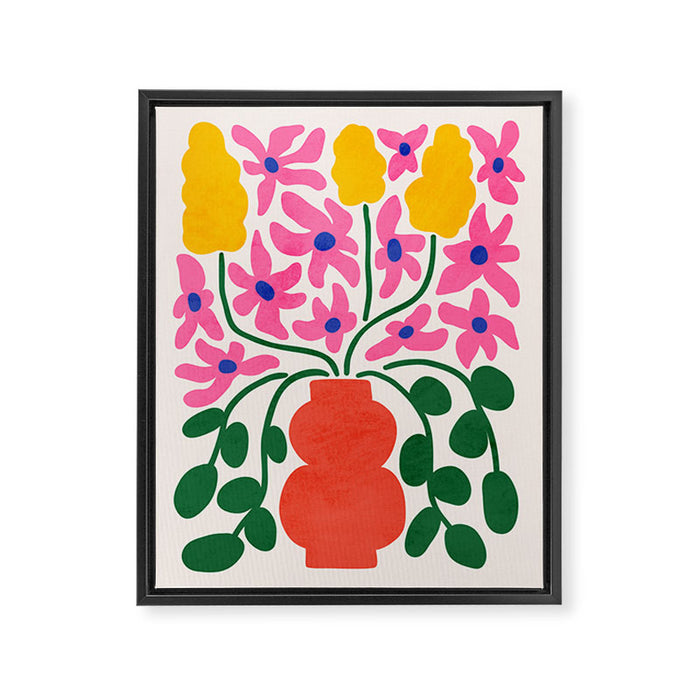 FOLIAGE 004: Lily & Orchid | Flower Market Framed Canvas Print Gallery Image 1