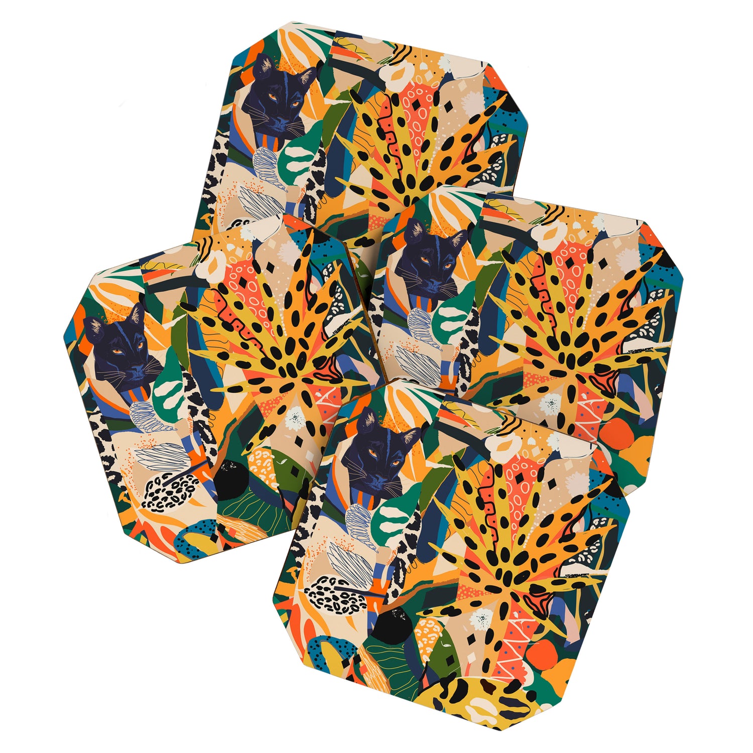 POP COLLAGE 01: Wild Edition Coaster Gallery Image 1