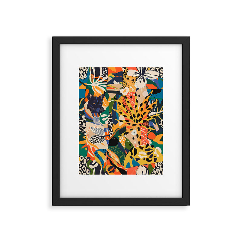 POP COLLAGE 01: Wild Edition Framed Art Print Gallery Image 5