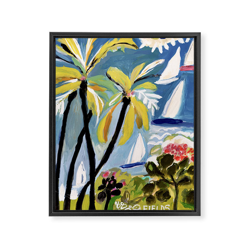 Beach Landscape 2 Framed Canvas Print Gallery Image 6