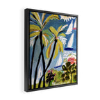 Beach Landscape 2 Framed Canvas Print Gallery Image 2