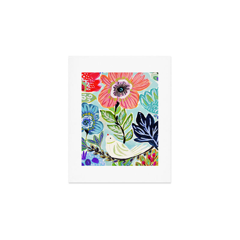 Bird and Blooms Art Print Gallery Image 1