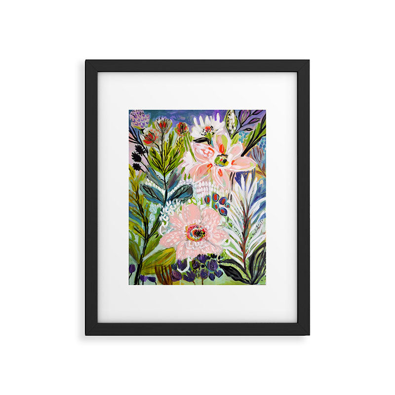 Bohemian Flower Garden Framed Art Print Gallery Image 5