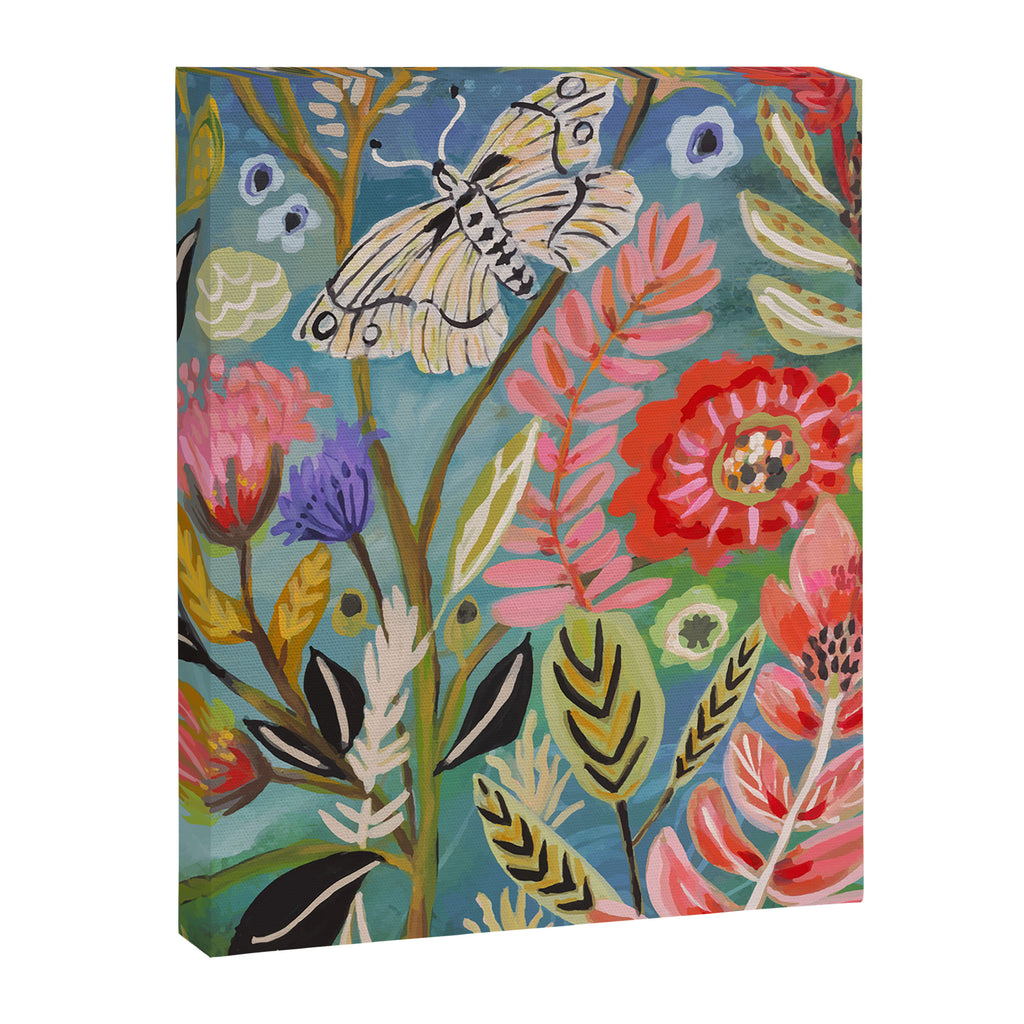 Butterfly Floral Canvas Print Gallery Image 6