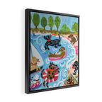 Dogs at Play Framed Canvas Print Gallery Image 2
