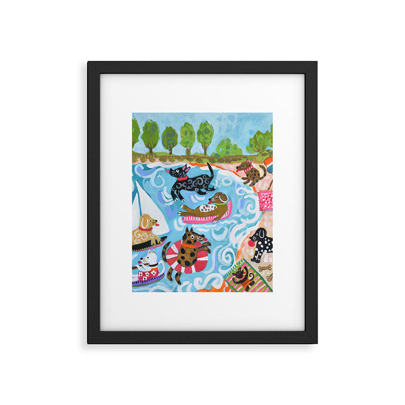 Dogs at Play Framed Art Print Gallery Image 6