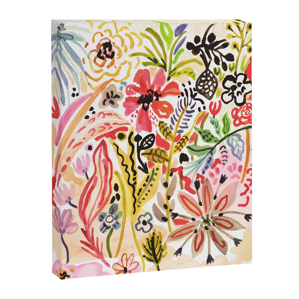 Karen Fields Flower Abstract Illustration Canvas Print Gallery Image 6