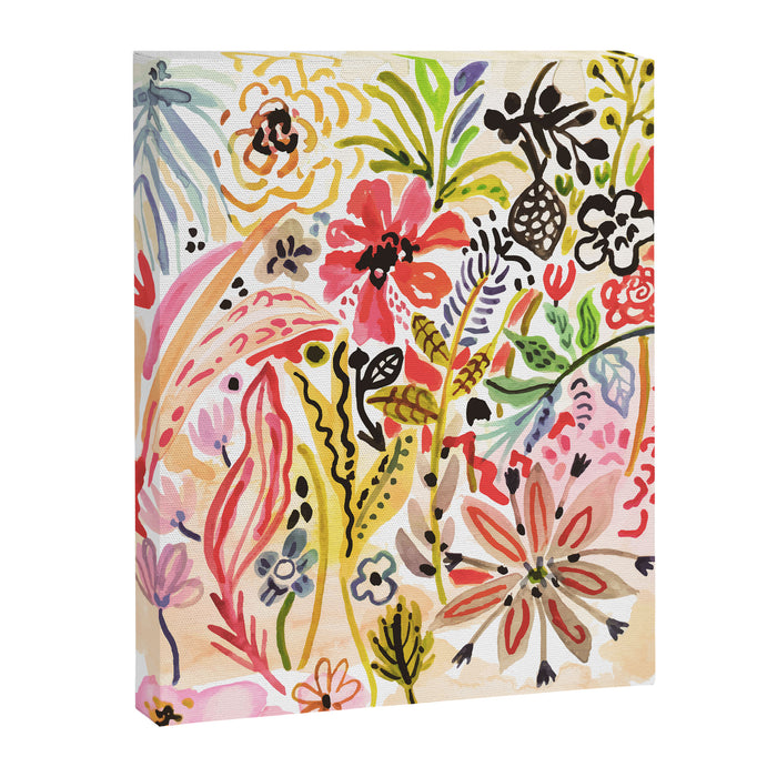 Karen Fields Flower Abstract Illustration Canvas Print Gallery Image 1