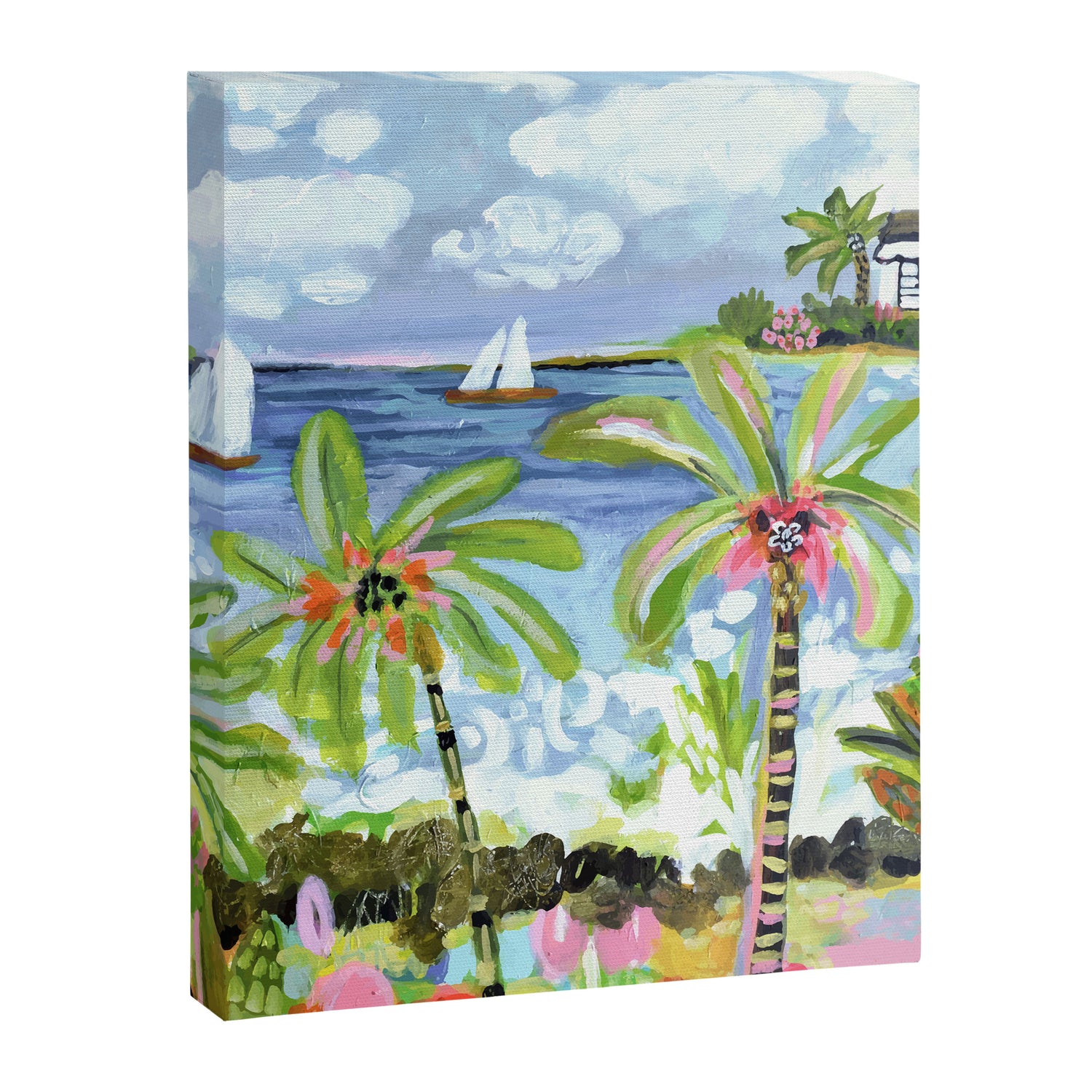 Palm Tree Paradise Canvas Print Gallery Image 3