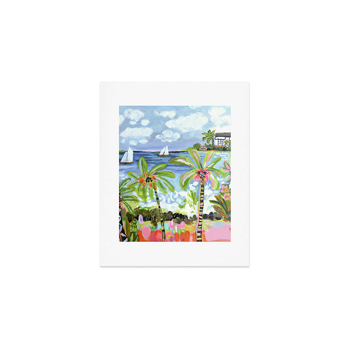 Palm Tree Paradise Art Print Gallery Image 1