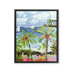 Palm Tree Paradise Framed Canvas Print Gallery Image 8