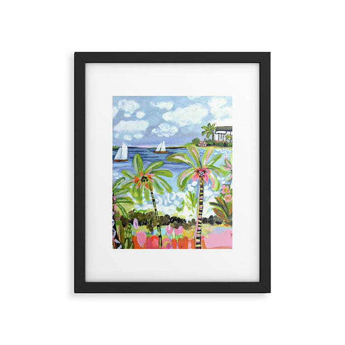 Palm Tree Paradise Framed Art Print Gallery Image 1