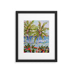 Palm Trees by Karen Fields Framed Art Print Gallery Image 5
