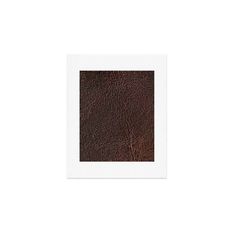 Brown leather Art Print Gallery Image 1