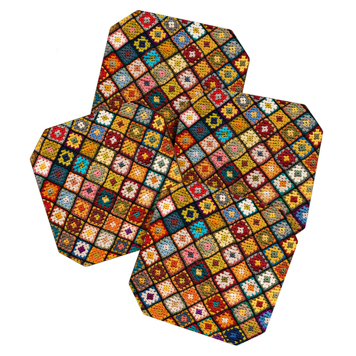 Granny square Coaster Gallery Image 1