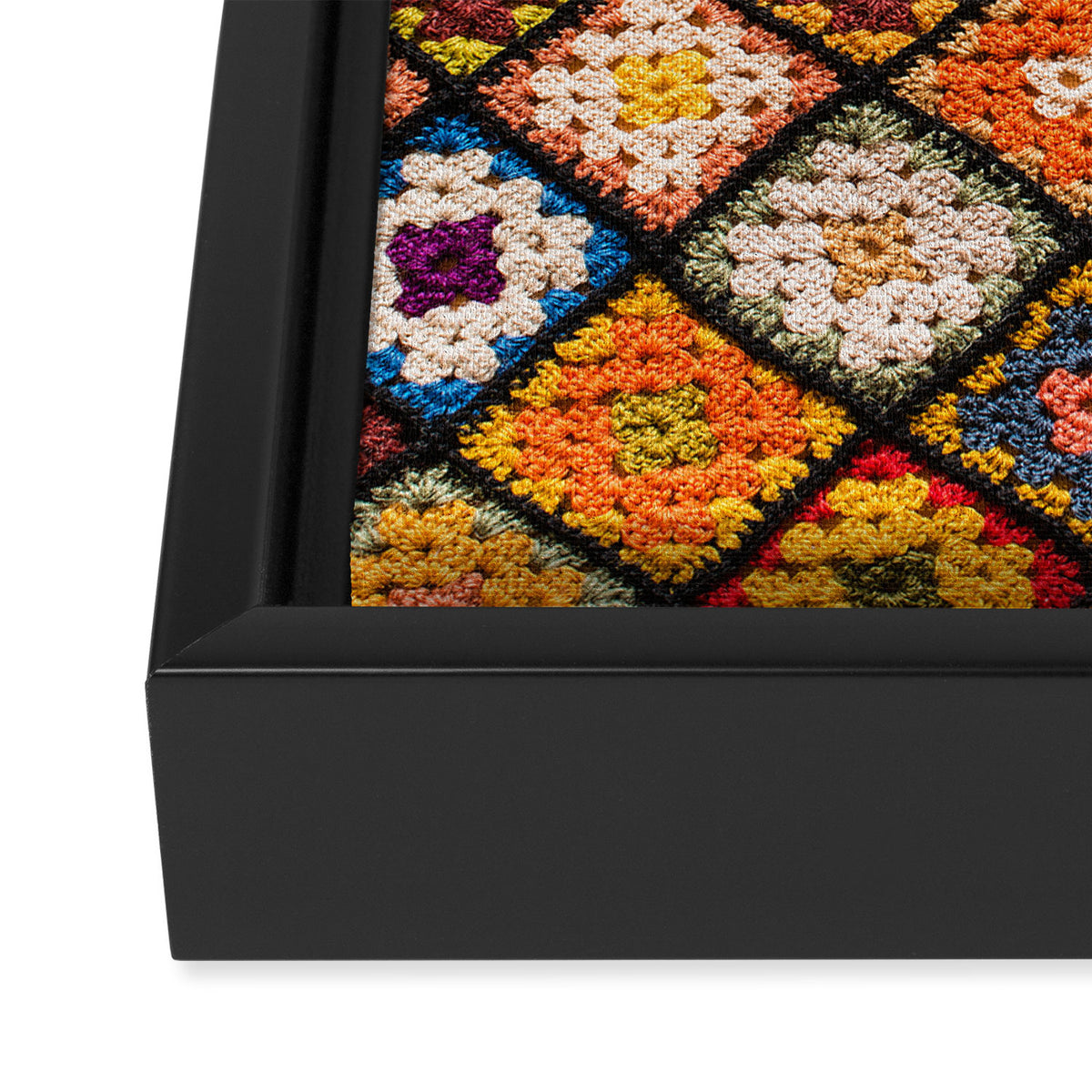 Granny square Framed Canvas Print Gallery Image 3