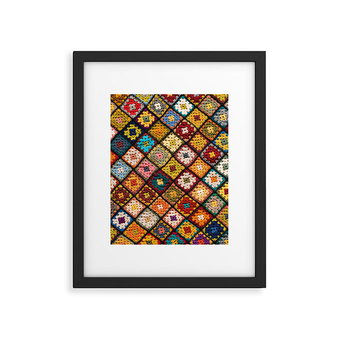 Granny square Framed Art Print Gallery Image 1