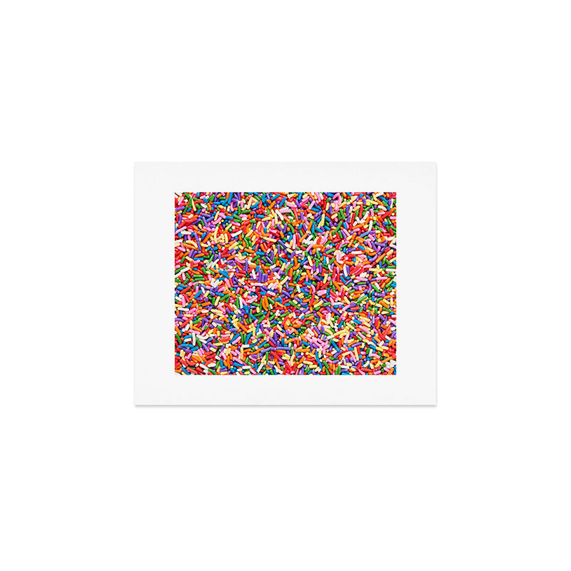 Colorful Rainbow Sprinkles | Sweet Candy Art Print Gallery Image 1
