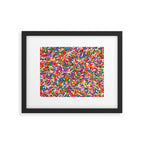 Colorful Rainbow Sprinkles | Sweet Candy Framed Art Print Gallery Image 5